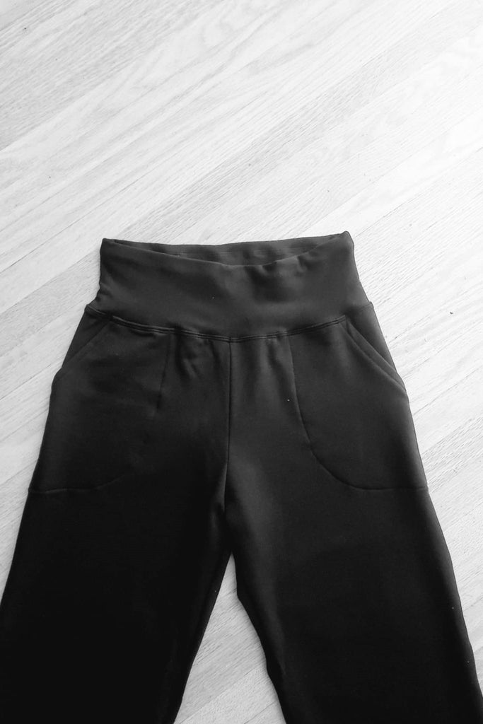 Bamboo Fleece Pant Black