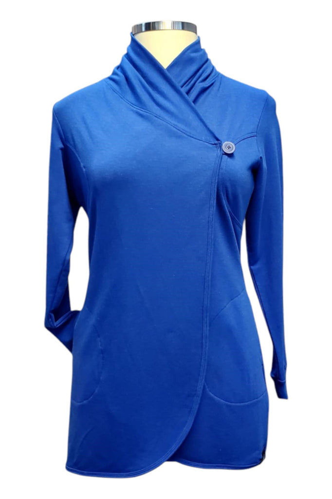 made in canada oeko tex  bamboo breathable wrap sweater long jacket